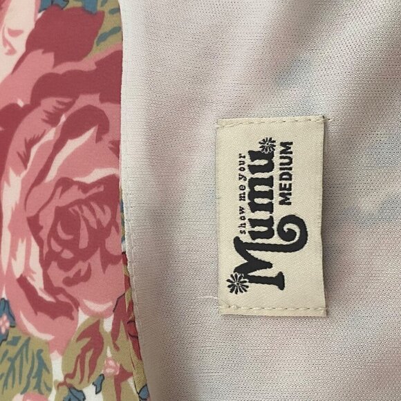 Show Me Your Mumu Women's Jamie Tunic, Gray Gardens Long Sleeves Women's Size M - Picture 13 of 16